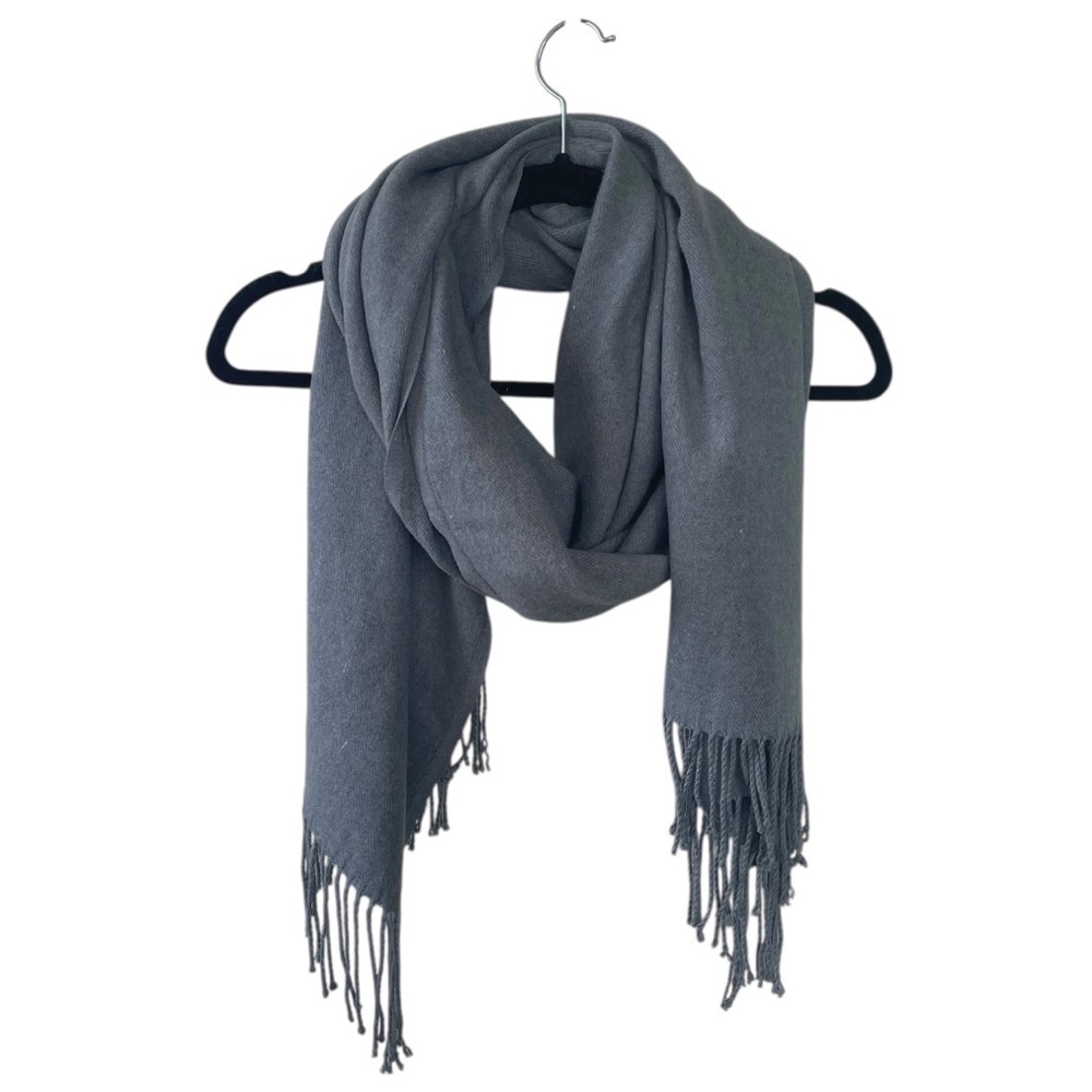 MANOUKIAN Paris Cashmere Scarf Grey